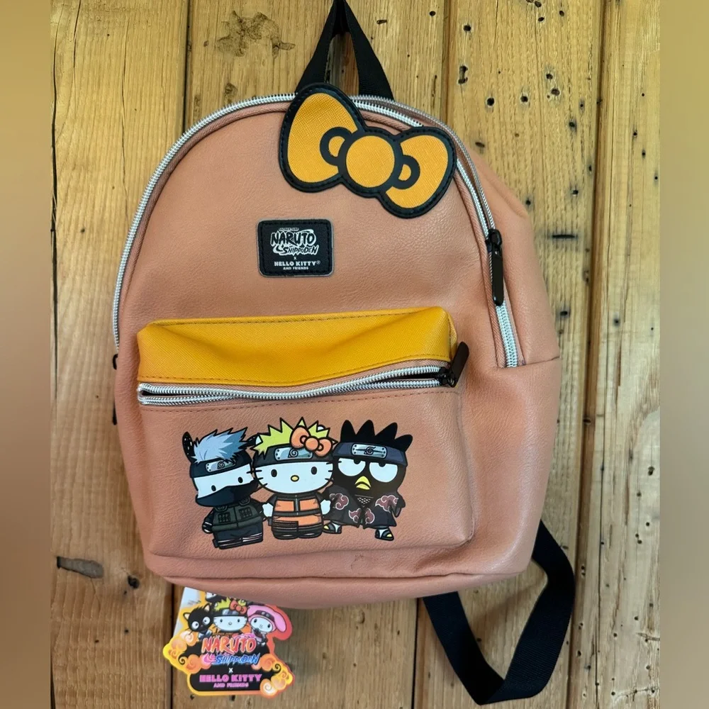 Sanrio Hello Kitty x Naruto Shippuden Women’s Mini Backpack Limited Edition - Picture 1 of 15
